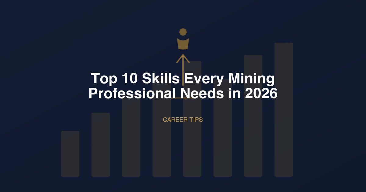 Top 10 Skills Every Mining Professional Needs in 2026